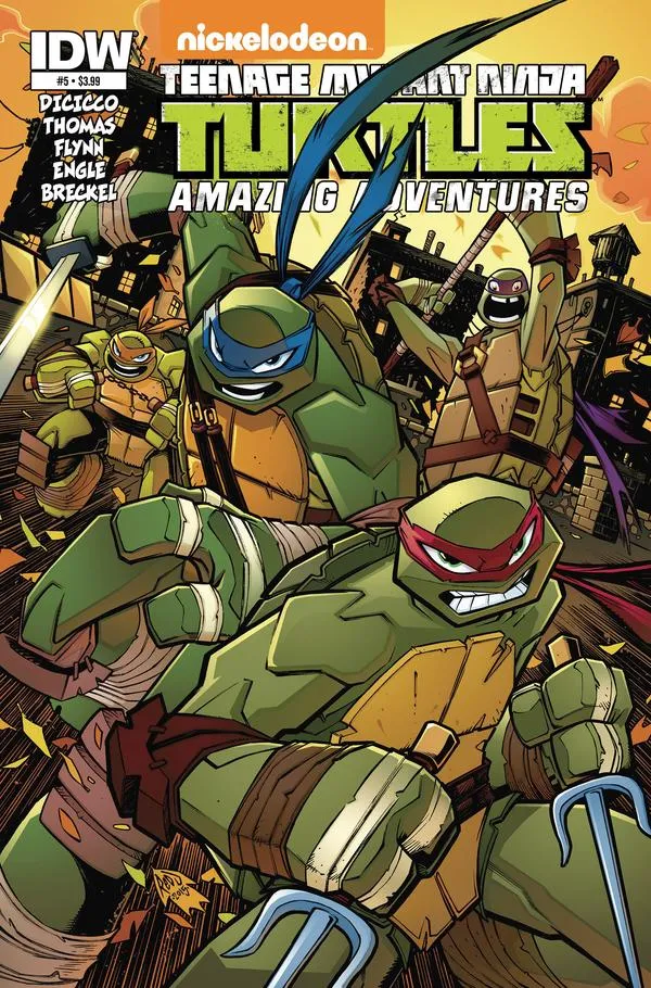 Cover of Teenage Mutant Ninja Turtles: Amazing Adventures #5