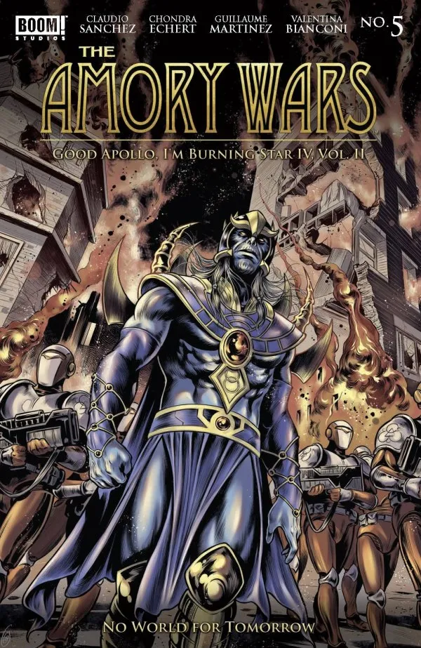 Cover of The Amory Wars: Good Apollo, I'm a Burning Star IV, Volume II - No World for Tomorrow #5