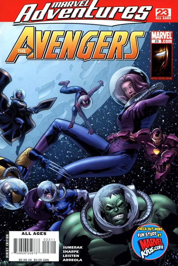Cover of Marvel Adventures The Avengers #23
