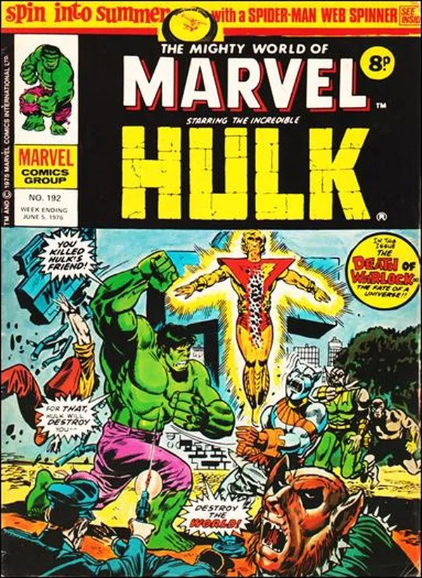 Cover of The Mighty World of Marvel #192