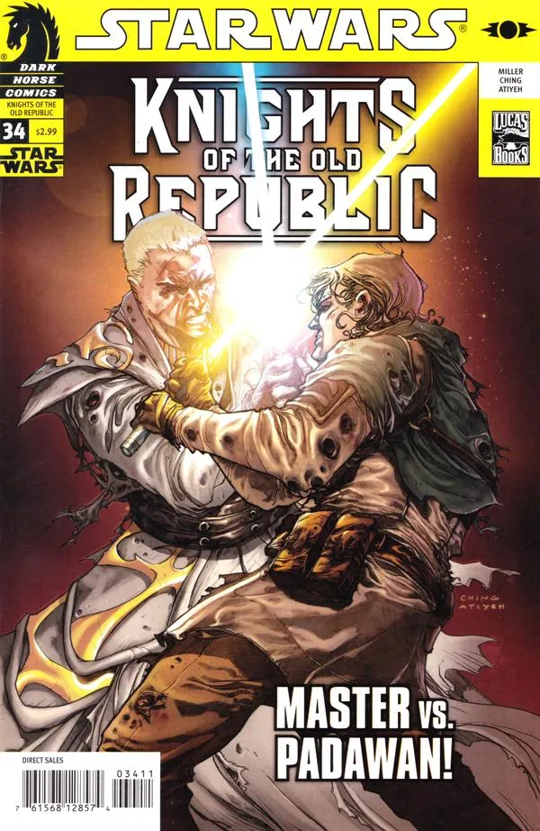 Cover of Star Wars Knights of the Old Republic #34