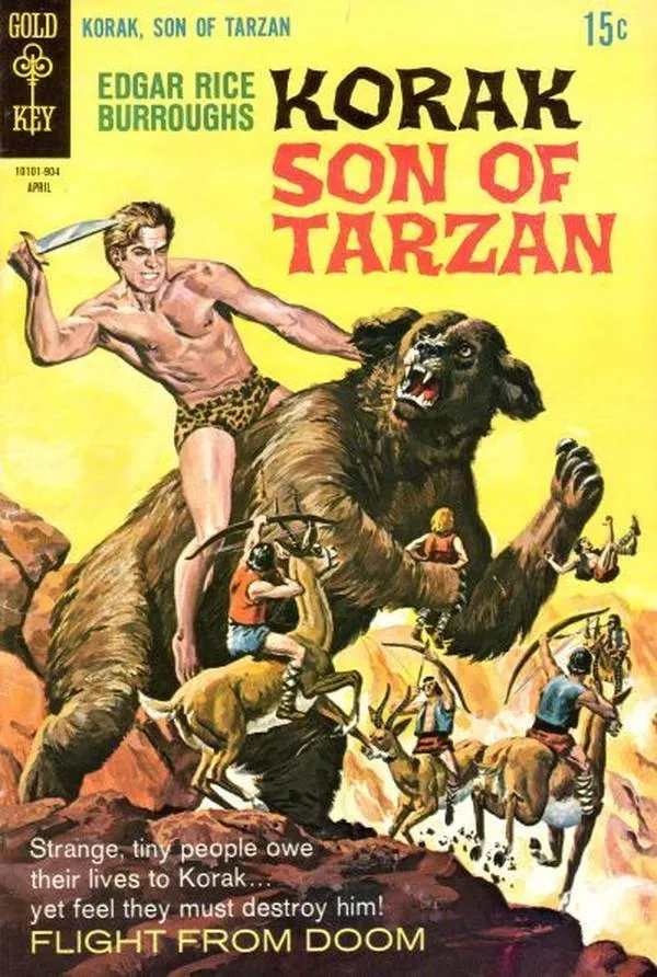 Cover of Edgar Rice Burroughs Korak, Son of Tarzan #28