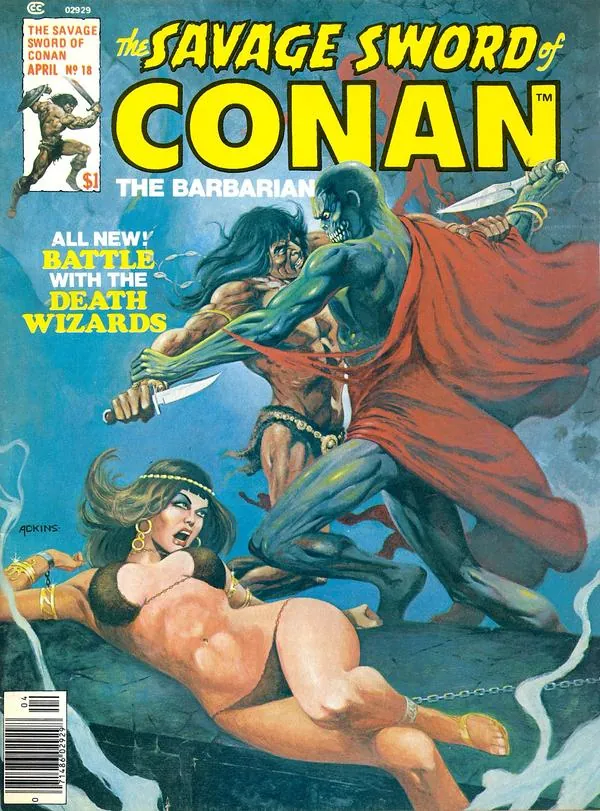 Cover of The Savage Sword of Conan #18