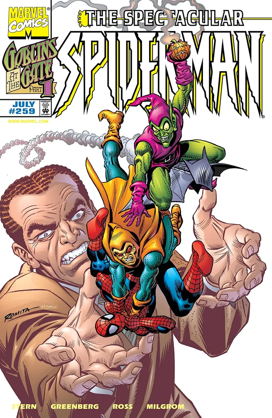 Cover of The Spectacular Spider-Man #259