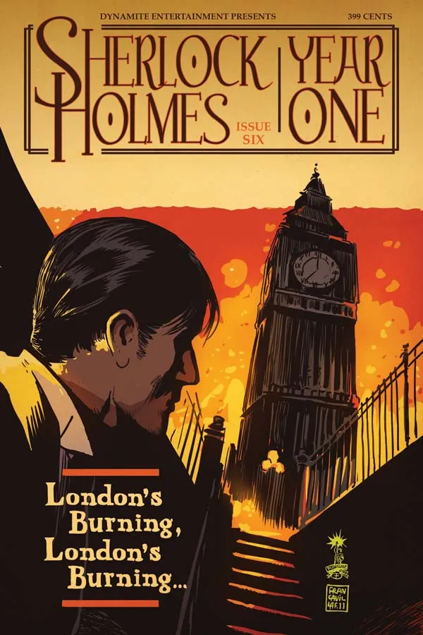 Cover of Sherlock Holmes: Year One #6