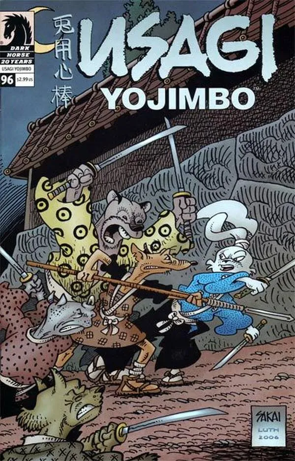 Cover of Usagi Yojimbo #96