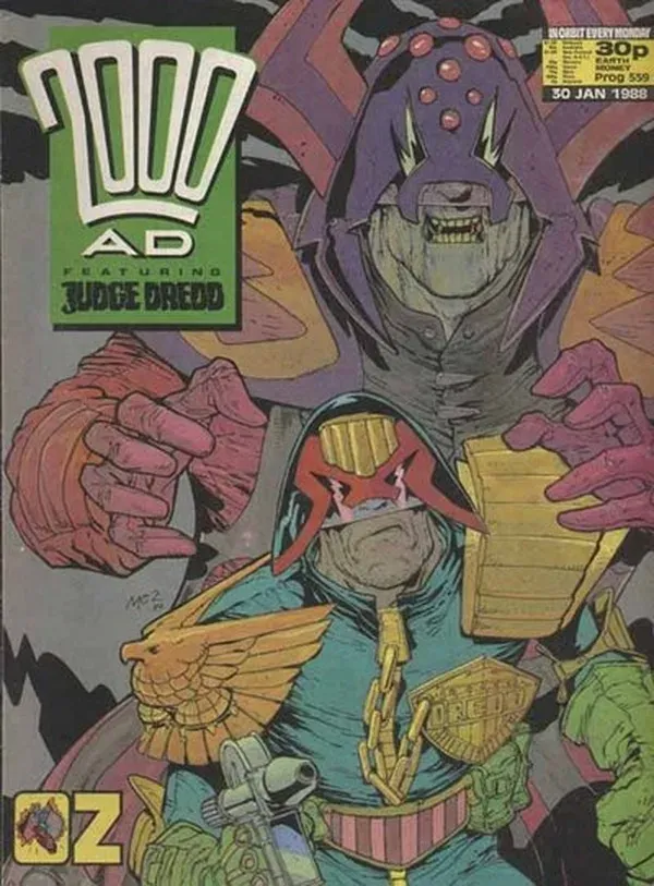 Cover of 2000 AD #559