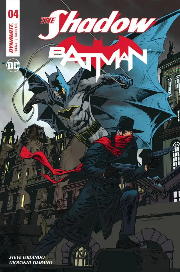Cover of The Shadow / Batman #4