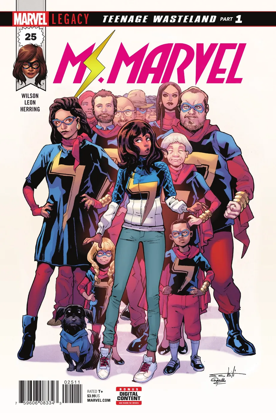 Cover of Ms. Marvel #25