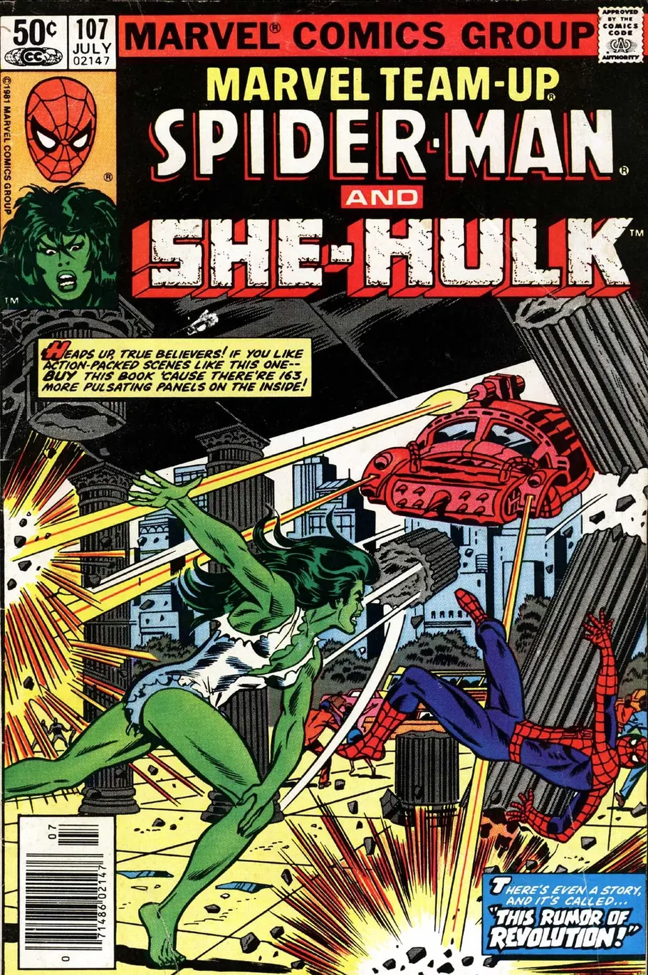 Cover of Marvel Team-Up #107