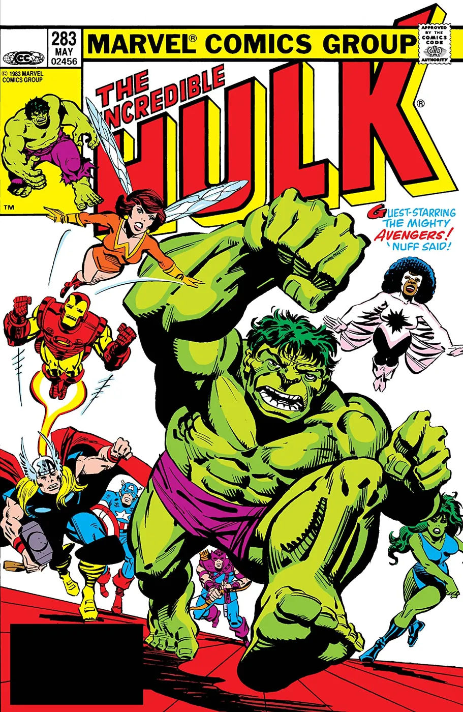 Cover of The Incredible Hulk #283