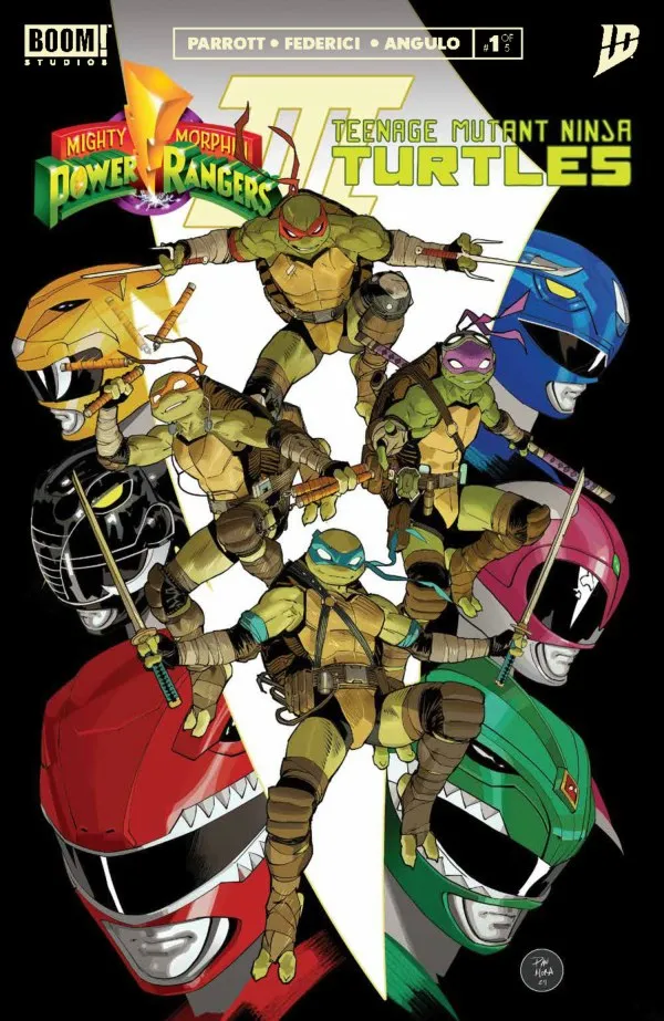 Cover of Mighty Morphin Power Rangers / Teenage Mutant Ninja Turtles III #1