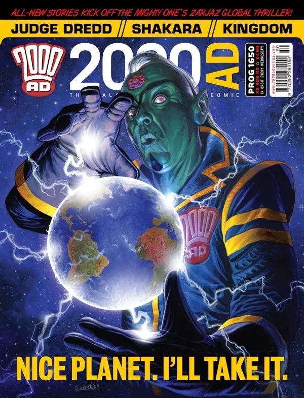 Cover of 2000 AD #1650