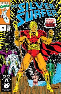 Cover of Silver Surfer #46