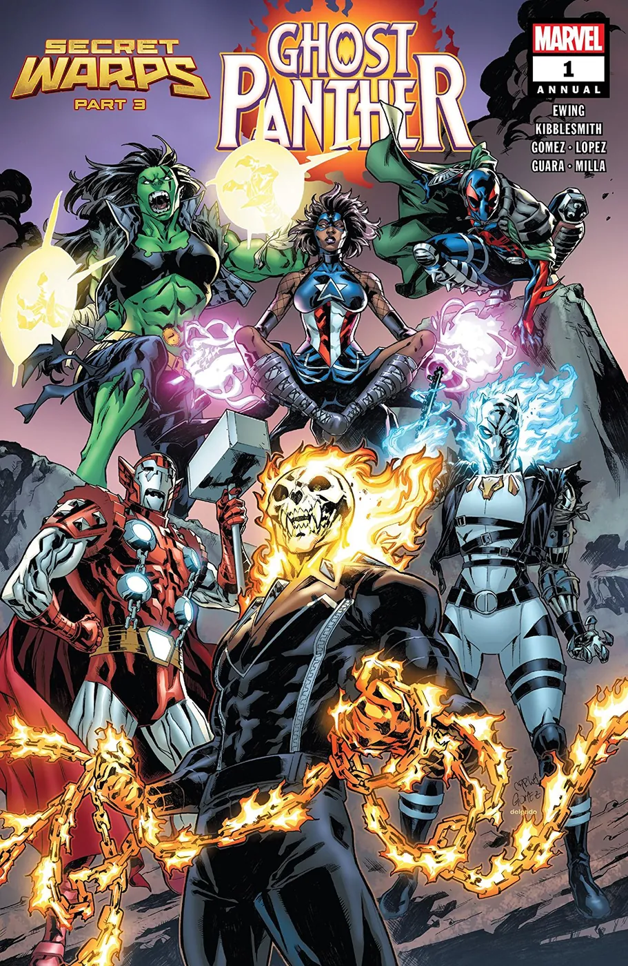 Cover of Secret Warps: Ghost Panther Annual #1