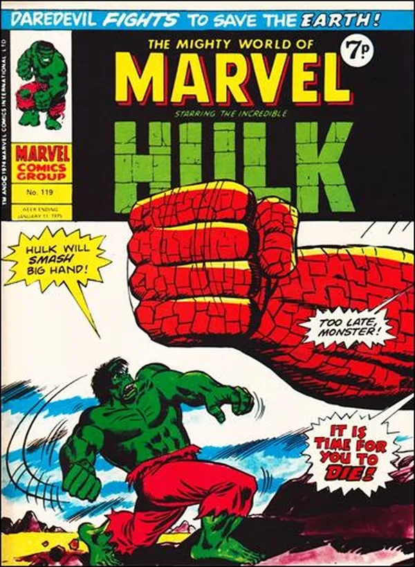 Cover of The Mighty World of Marvel #119