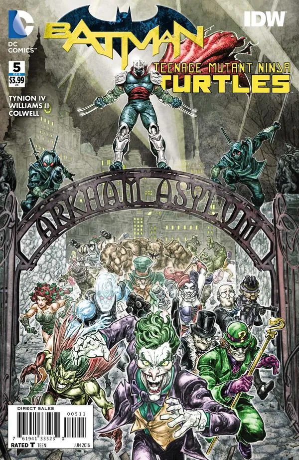 Cover of Batman / Teenage Mutant Ninja Turtles #5