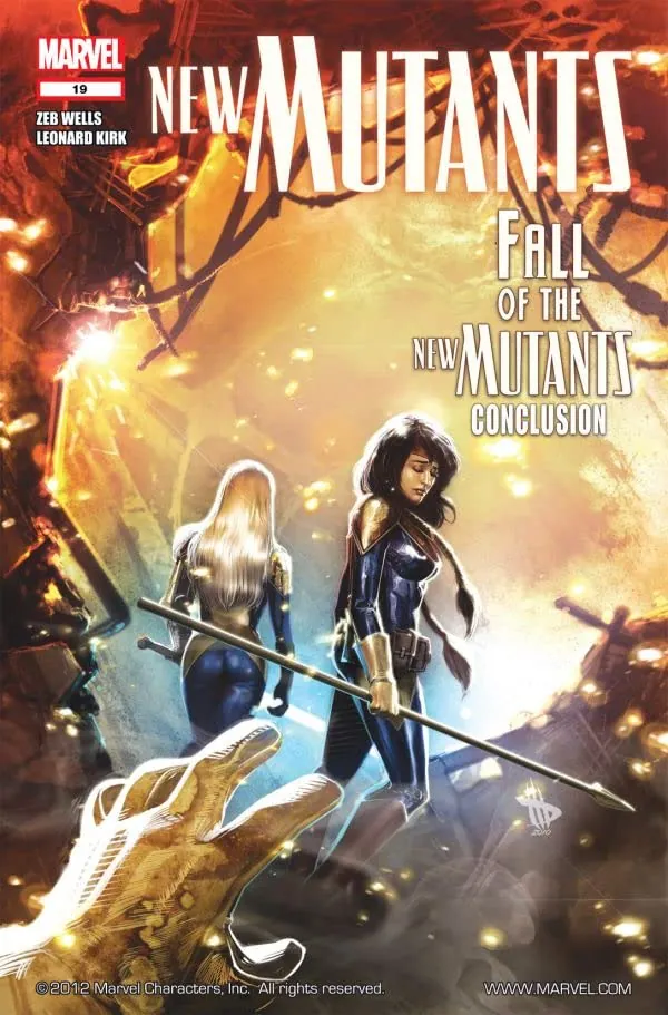 Cover of New Mutants #19
