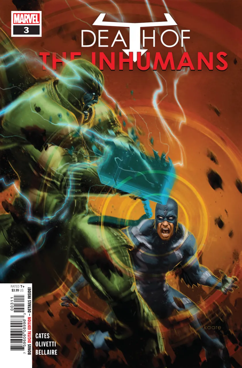 Cover of Death of the Inhumans #3
