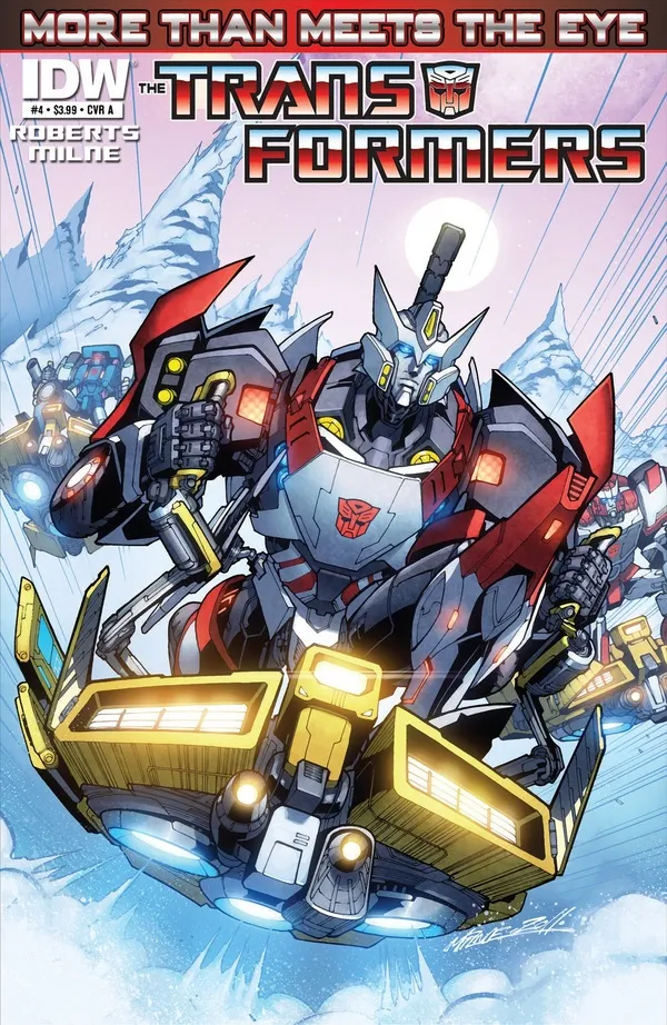 Cover of The Transformers: More Than Meets the Eye #4