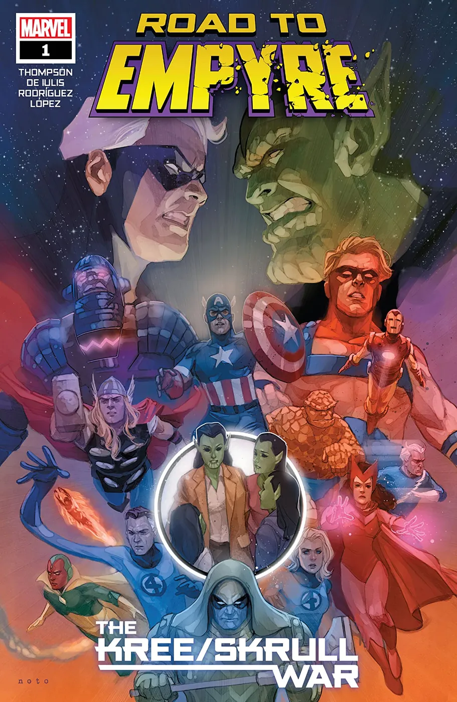Cover of Road to Empyre: The Kree / Skrull War #1