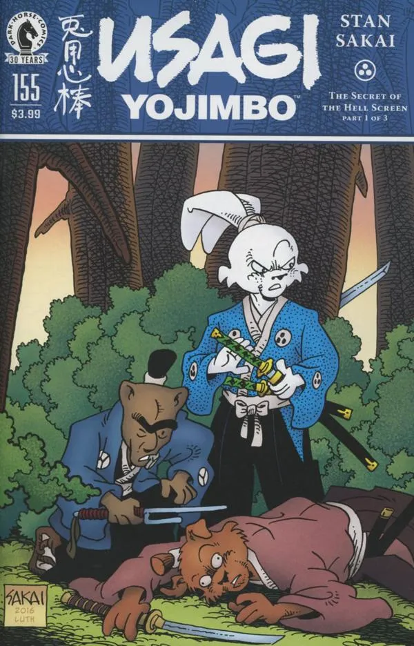 Cover of Usagi Yojimbo #155