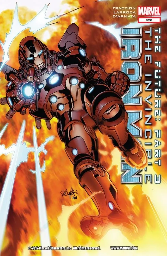 Cover of Invincible Iron Man #523