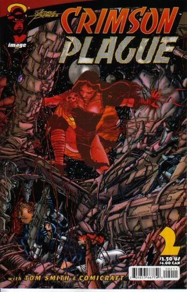 Cover of George Pérez's Crimson Plague #2