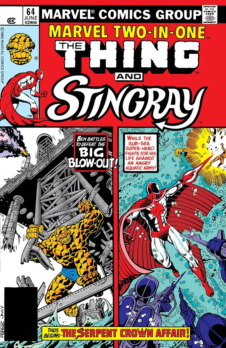 Cover of Marvel Two-in-One #64