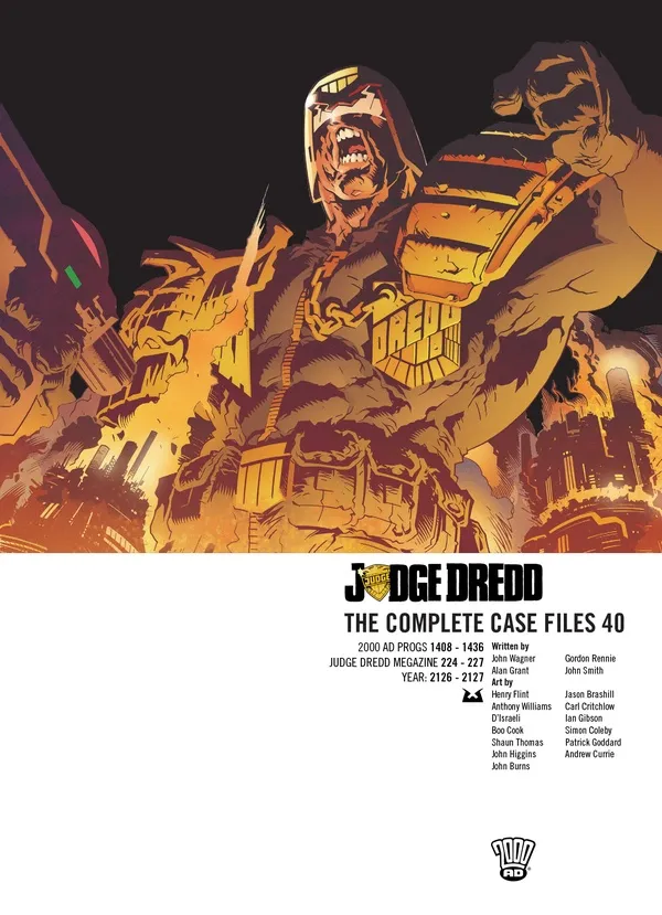 Cover of Judge Dredd: The Complete Case Files #40