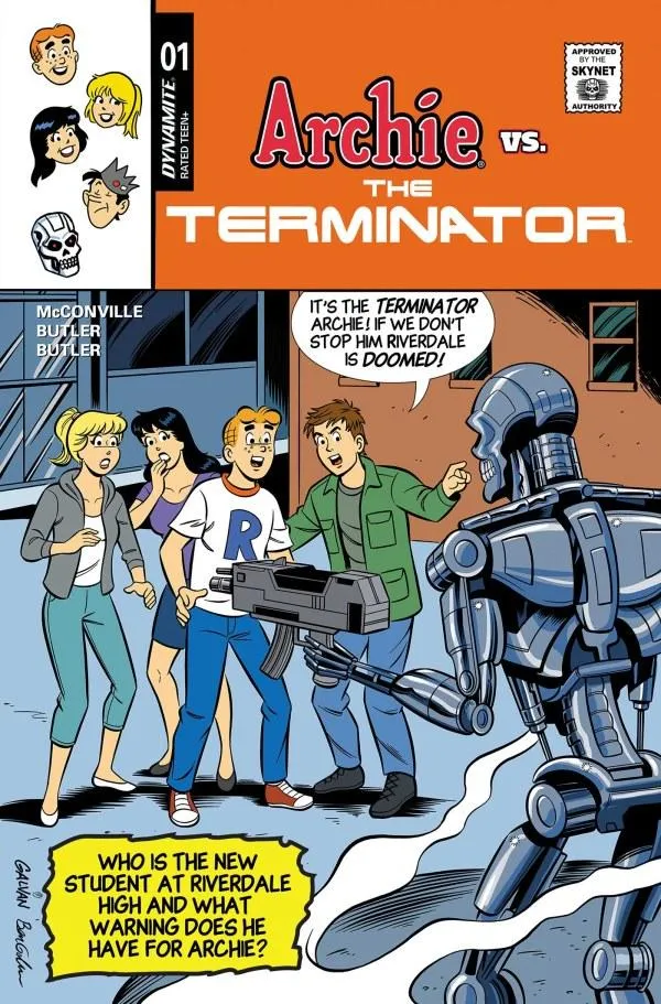 Cover of Archie vs. the Terminator #1