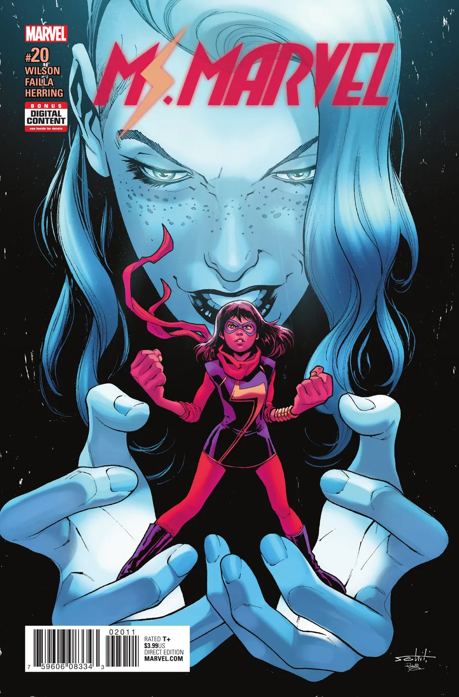 Cover of Ms. Marvel #20
