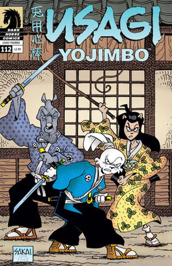 Cover of Usagi Yojimbo #112