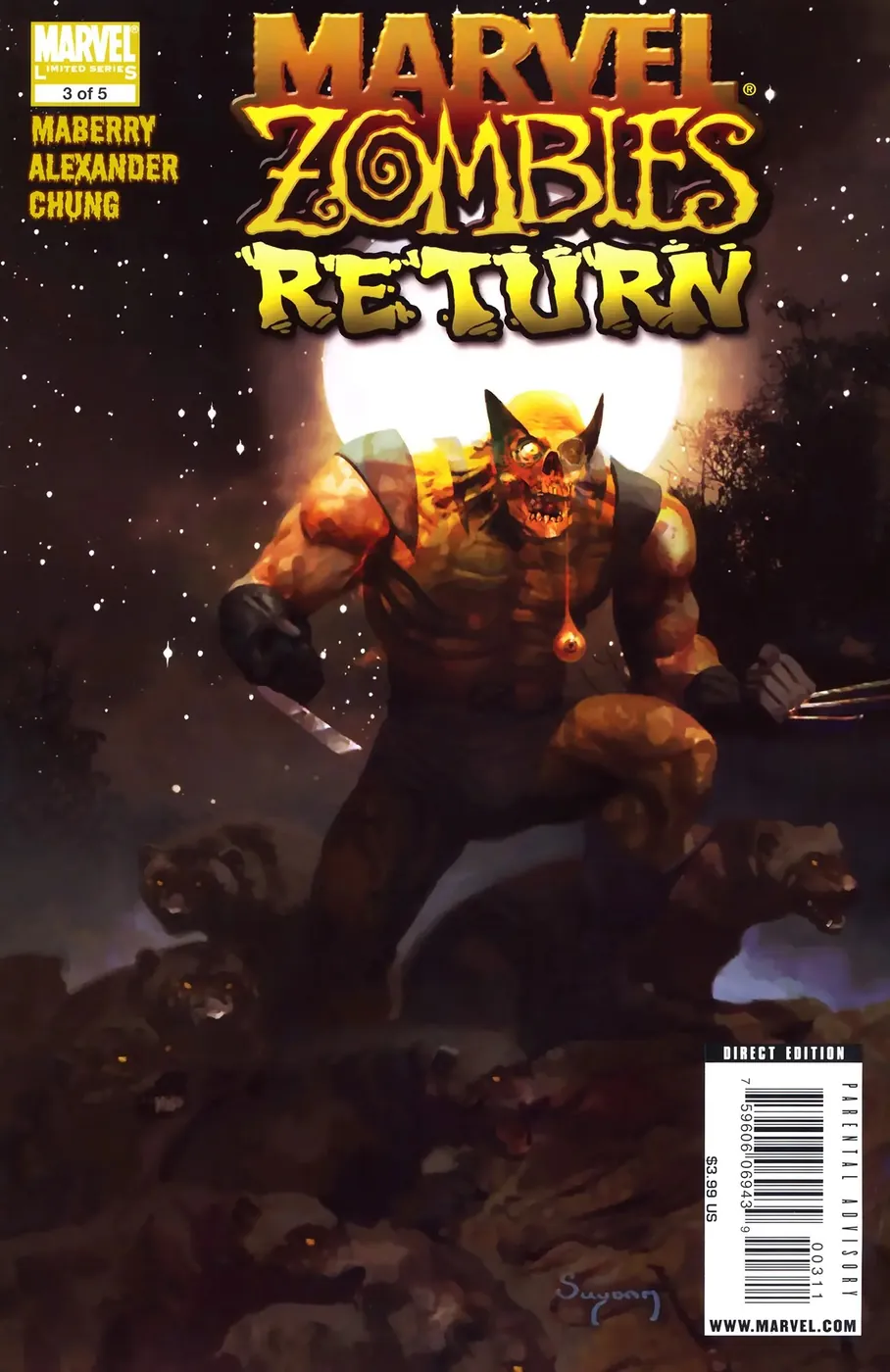 Cover of Marvel Zombies Return #3