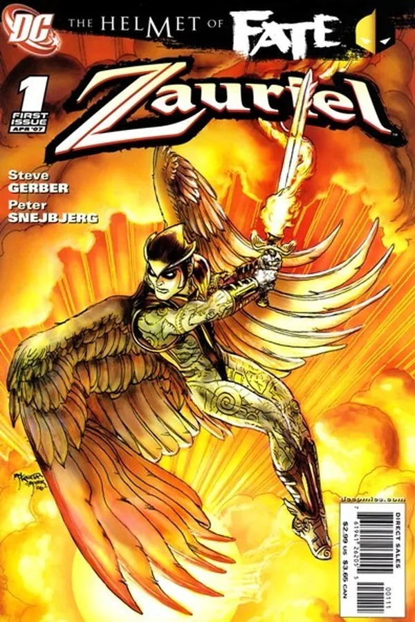 Cover of The Helmet of Fate: Zauriel #1