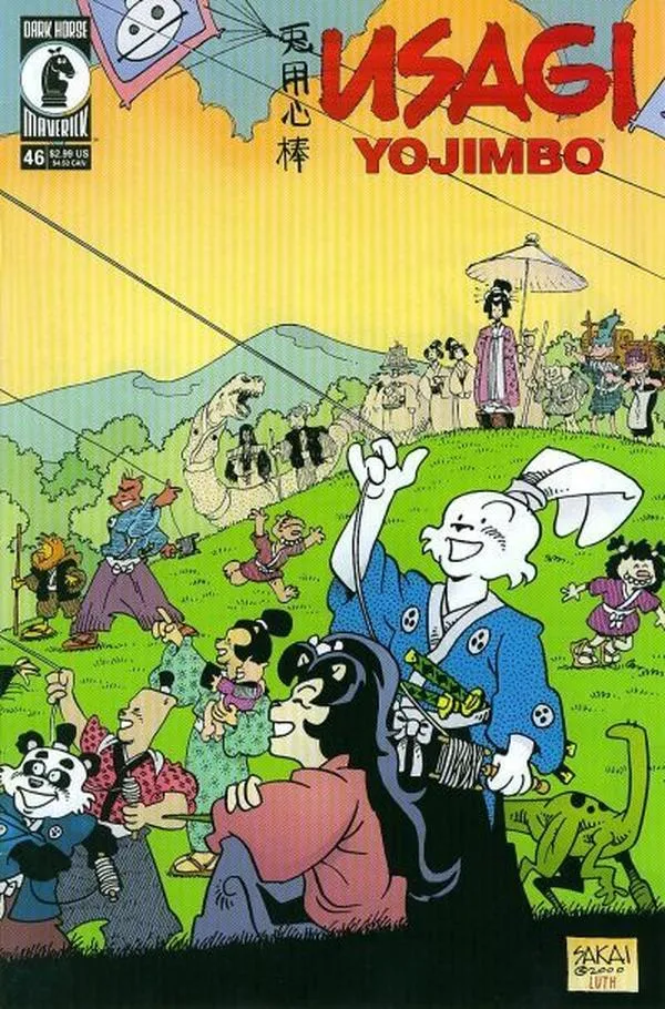 Cover of Usagi Yojimbo #46