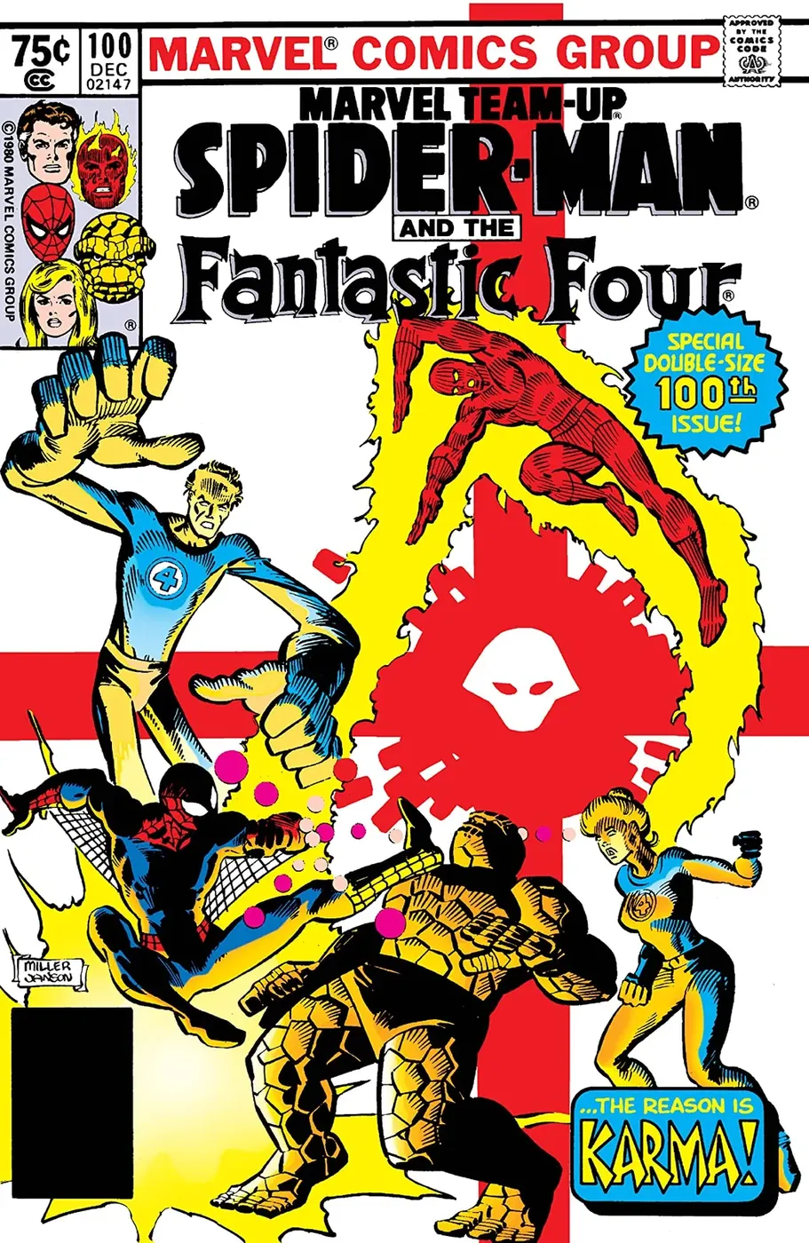 Cover of Marvel Team-Up #100
