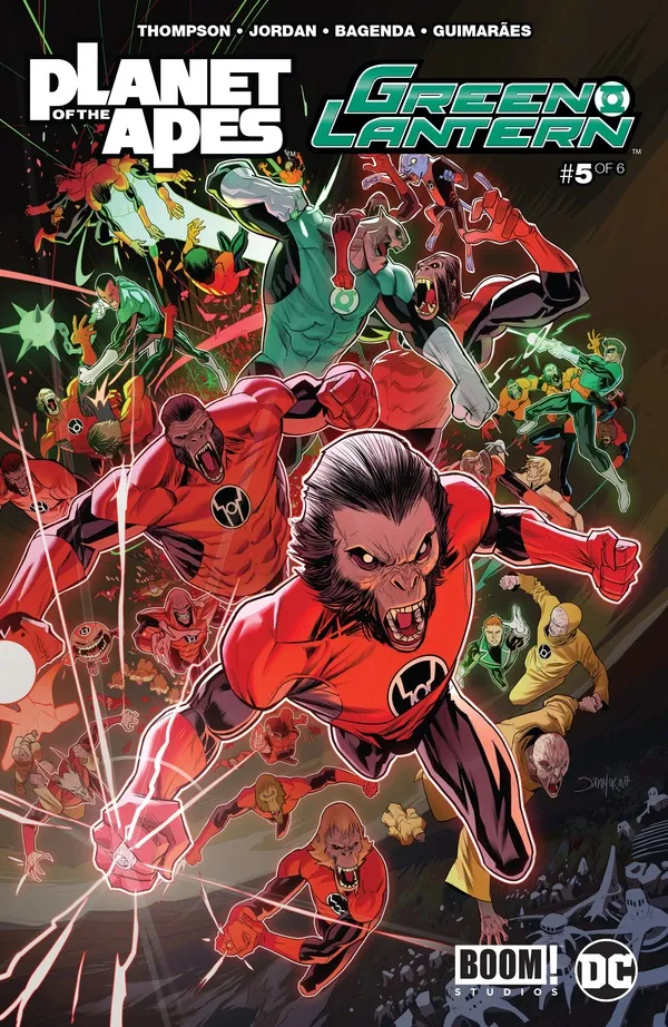 Cover of Planet of the Apes / Green Lantern #5