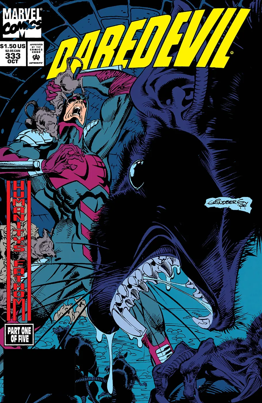 Cover of Daredevil #333