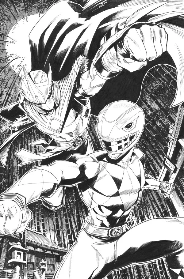 Cover of Mighty Morphin Power Rangers / Teenage Mutant Ninja Turtles III #2