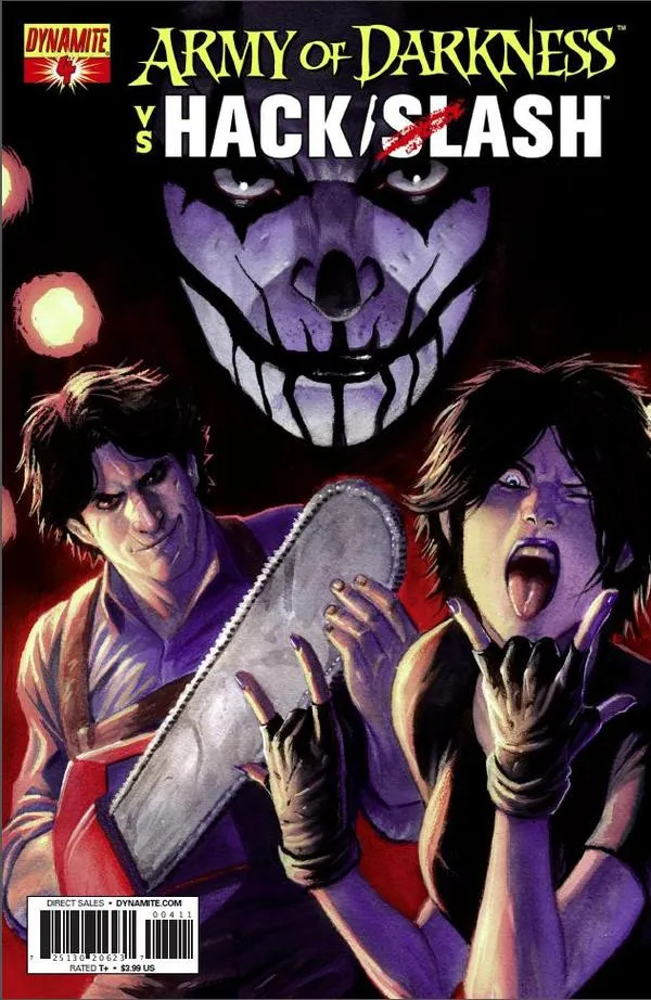 Cover of Army of Darkness vs. Hack/Slash #4