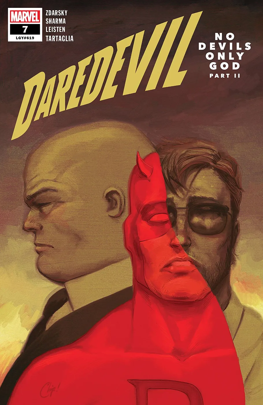 Cover of Daredevil #7 (619)