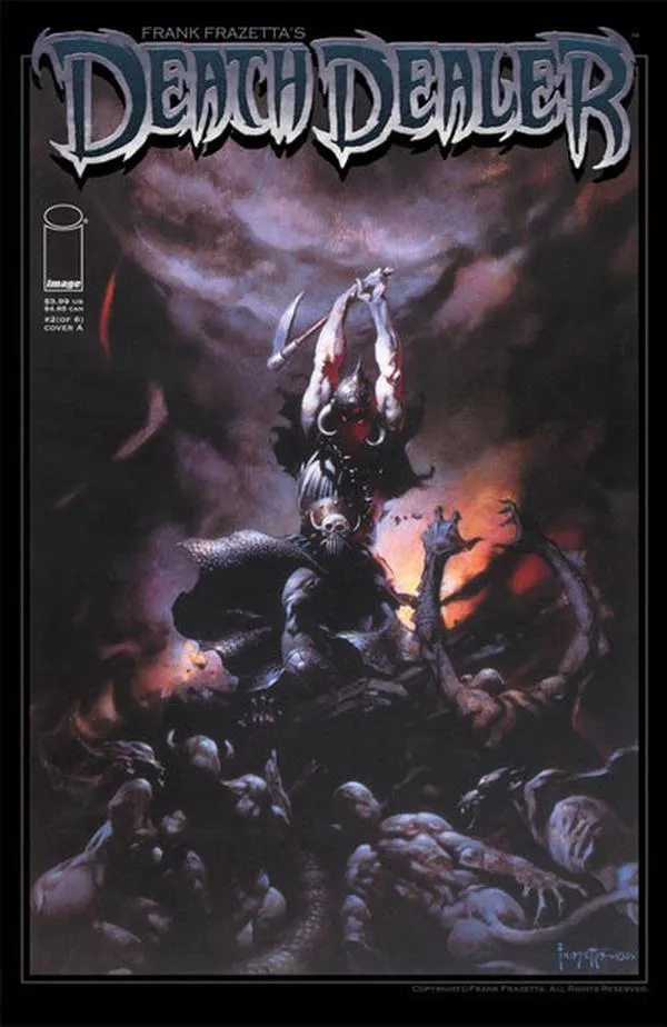 Cover of Frank Frazetta's Death Dealer #2