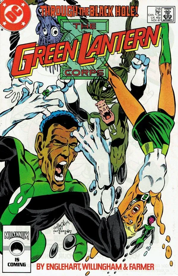 Cover of The Green Lantern Corps #218