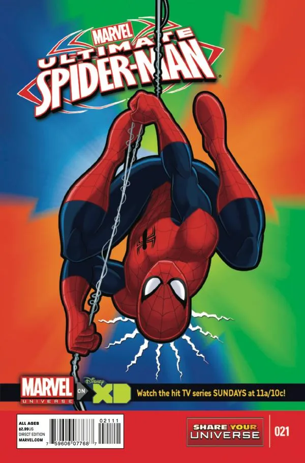 Cover of Marvel Universe Ultimate Spider-Man #21