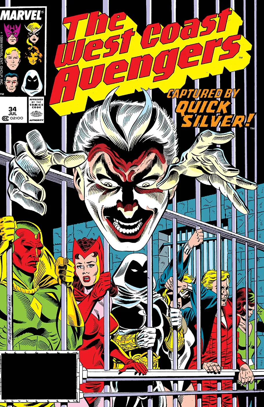 Cover of West Coast Avengers #34