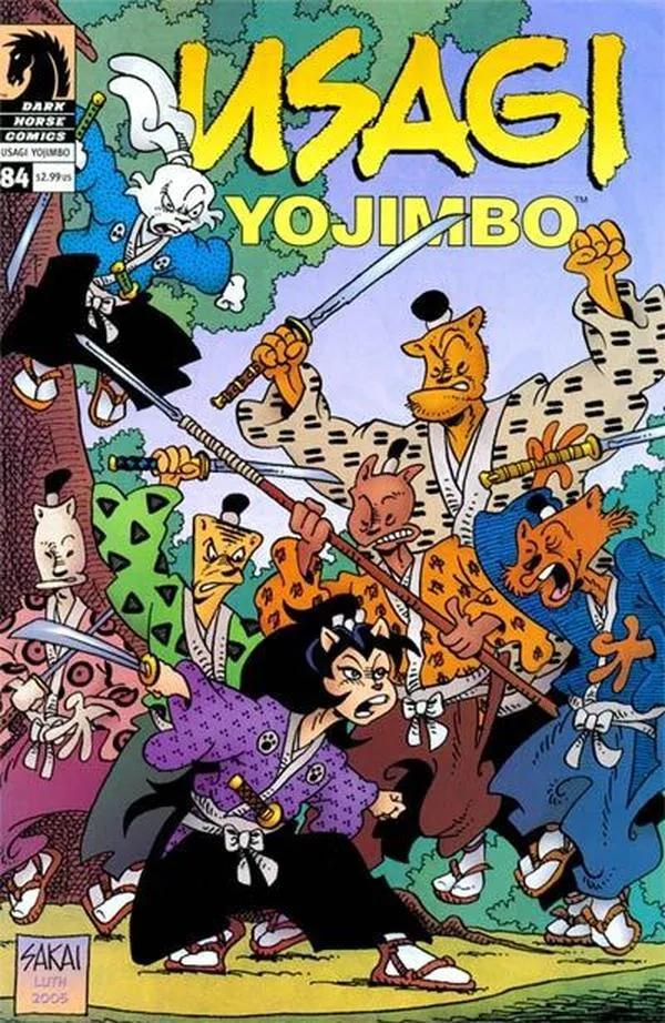 Cover of Usagi Yojimbo #84