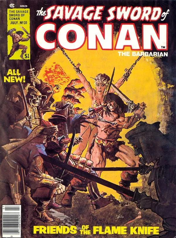 Cover of The Savage Sword of Conan #31