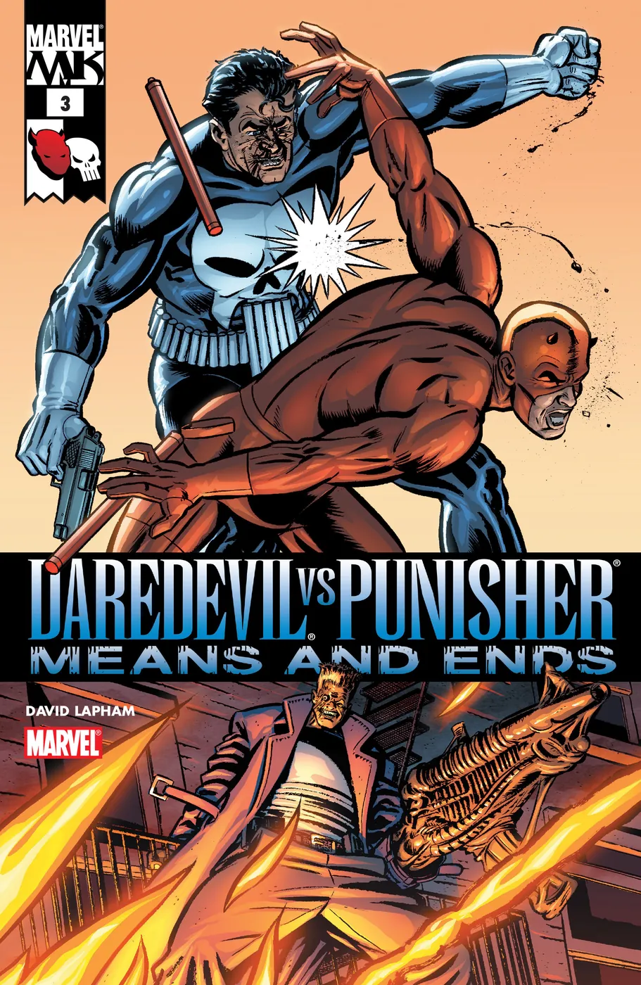 Cover of Daredevil vs. Punisher #3