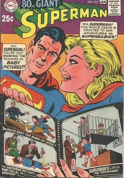 Cover of Superman #212